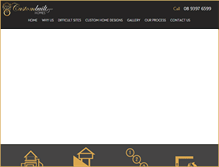 Tablet Screenshot of custombuilthomes.com.au